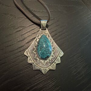 Sterling Silver Turquoise Pendant